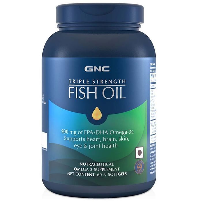GNC Triple Strength Fish Oil Softgel