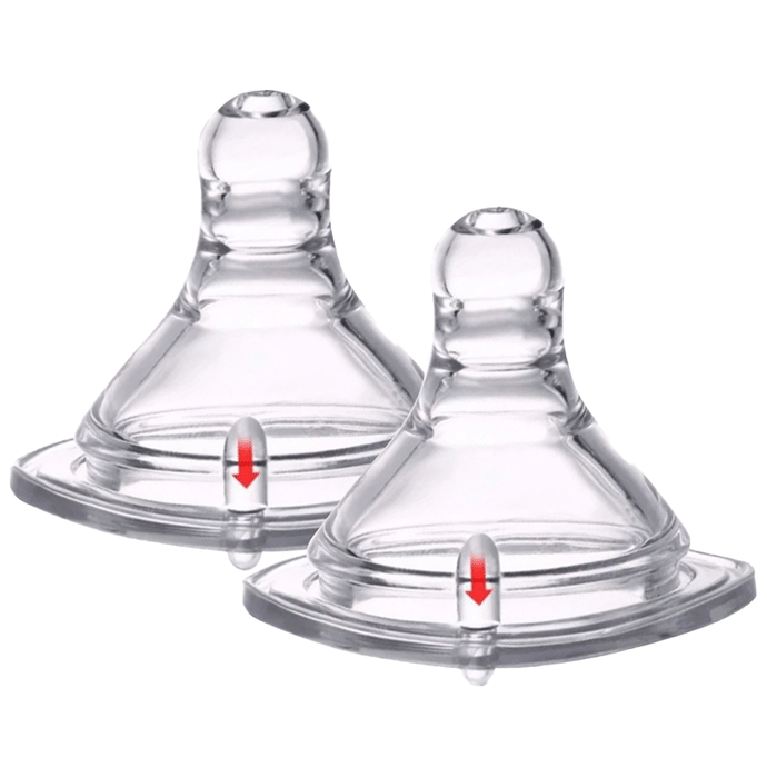 Buddsbuddy Premium Anti Colic Silicone Teat Wide Neck Nipple Medium