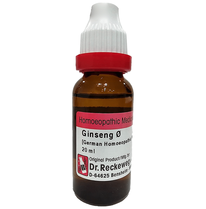Dr. Reckeweg Ginseng Mother Tincture Q – Gineng (Panax Quinquefolium)  by Dr Reckeweg & Co