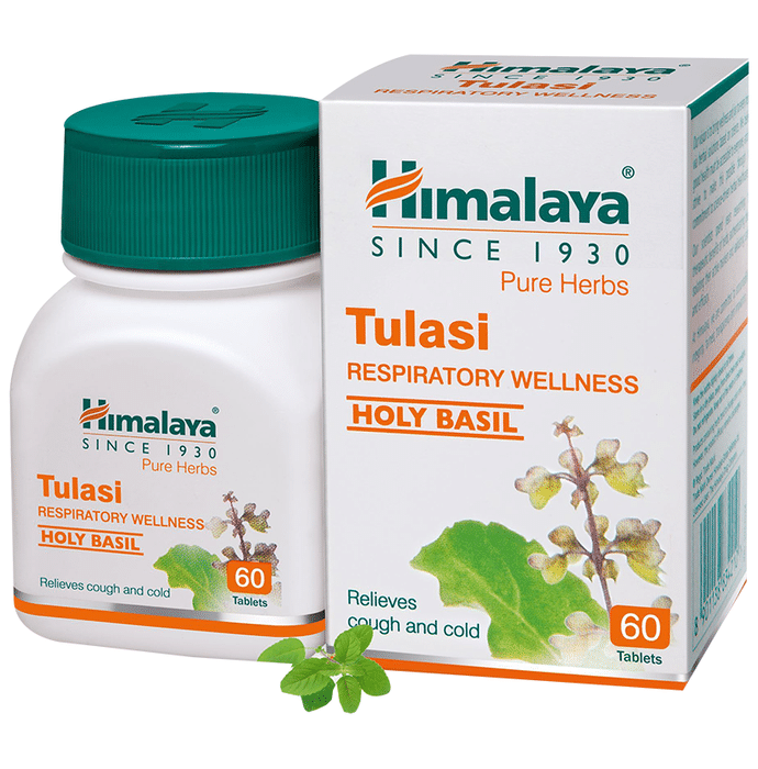 Himalaya Wellness Pure Herbs Tulasi Respiratory Wellness Tablet