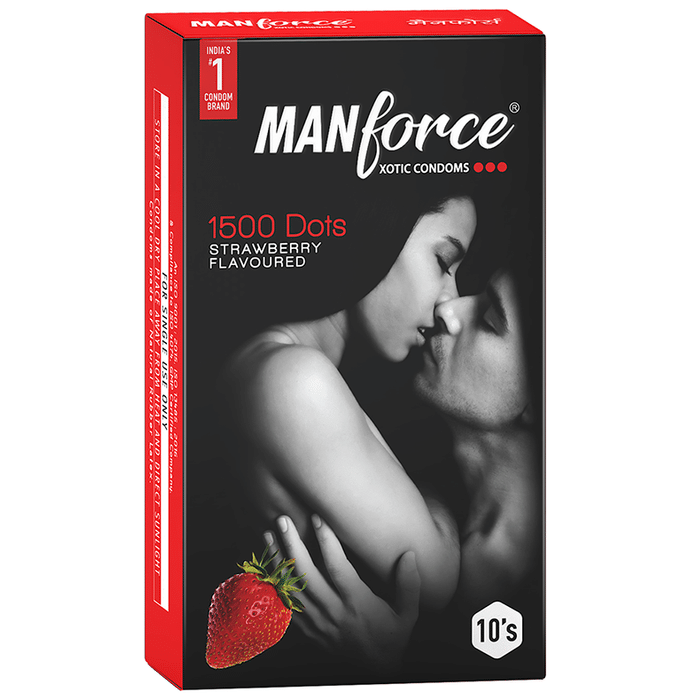Manforce Wild Condom Strawberry