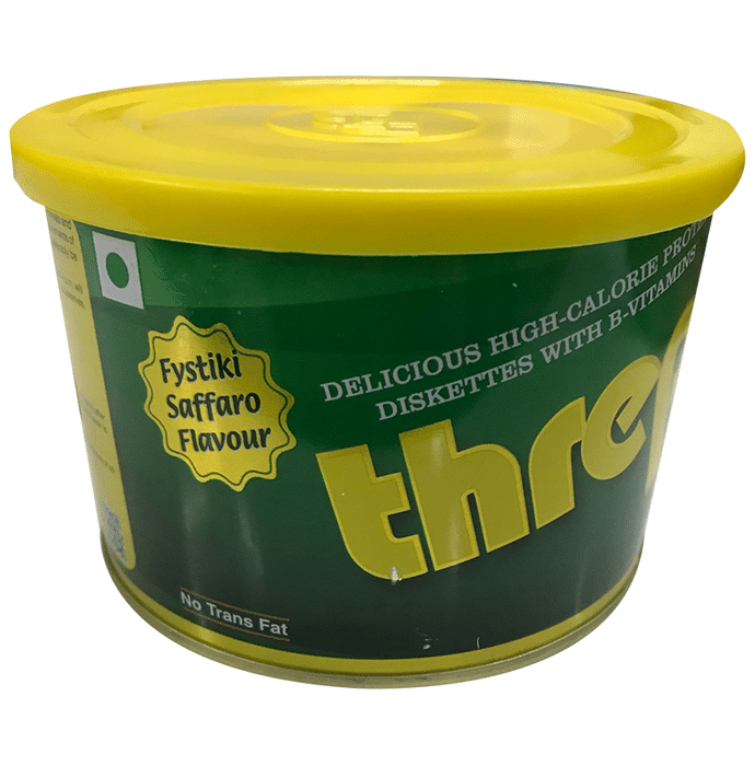 Threptin High-Calorie Protein Fystiki Saffaro Diskette – Cla 1 caein protein with PDCAAS (Protein Digetibility Corrected Amino Acid Score) value-1  by Raptakos Brett & Co Ltd — photo 1 of 3