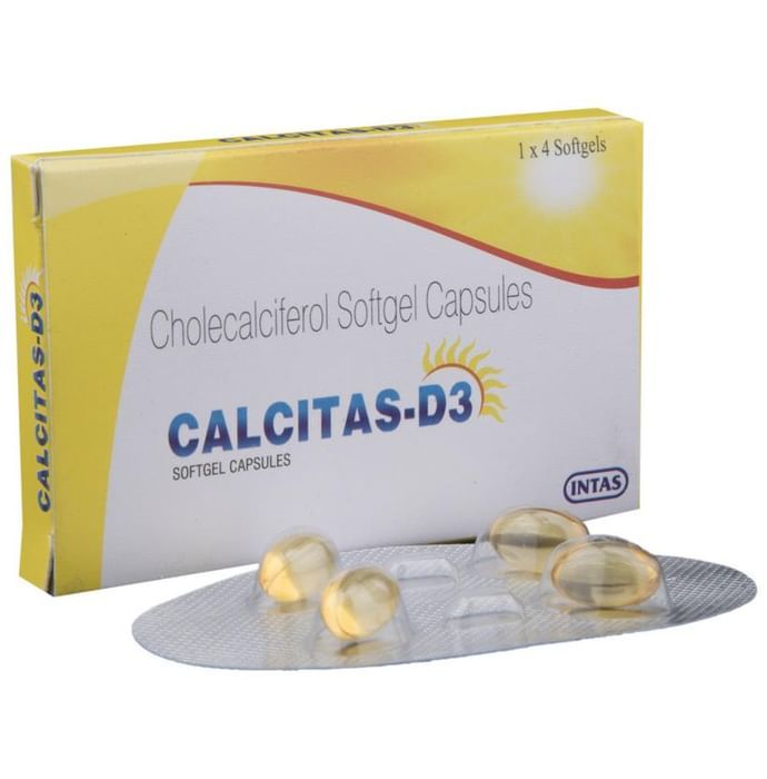 Calcitas -D3 Soft Gelatin Capsule