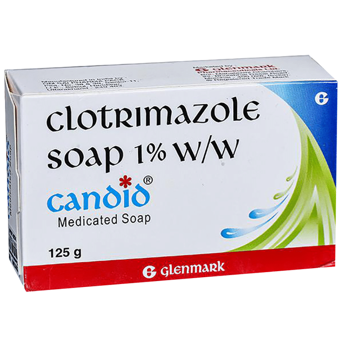 Candid Medicated Soap – Clotrimazole 1% W/W  by Glenmark Pharmaceuticals Ltd — photo 1 of 2