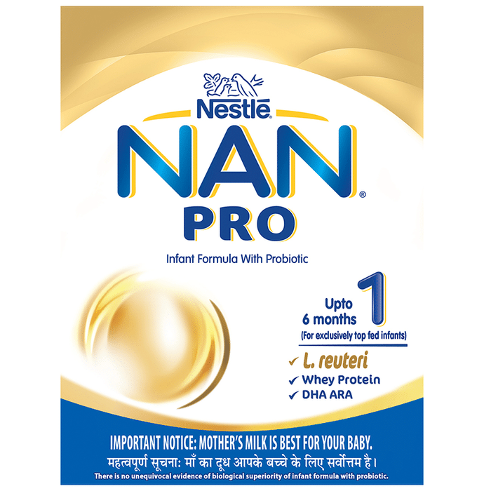 Nestle Nan Pro 1 Infant Formula Powder Upto 6 Months Refill