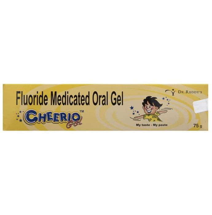 Cheerio Fluoride Medicated Oral Gel – &nbp;Sodium monofluorophophate&nbp;  by Dr Reddy's Laboratories Ltd — photo 1 of 7