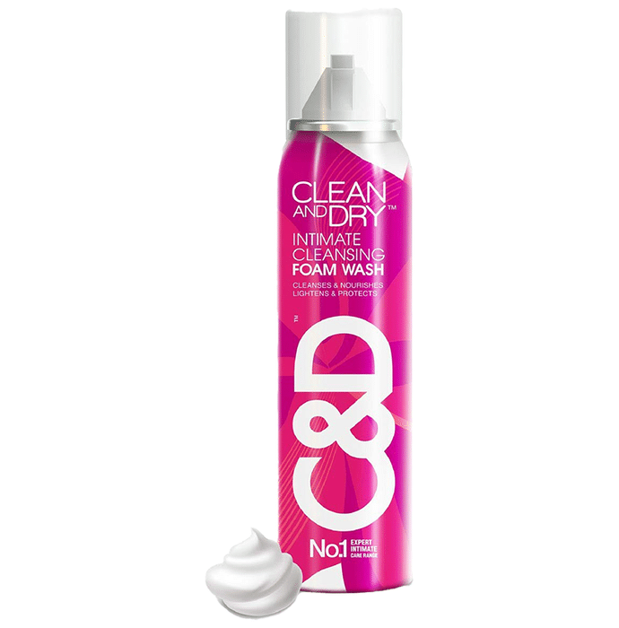 Clean and Dry Intimate Cleansing Foam Wash by MidasCare Pharmaceuticals Pvt Ltd — photo 1 of 5