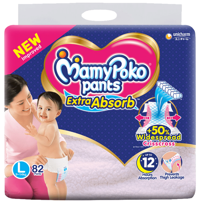 Mamy Poko Extra Absorb Diaper Pants Large