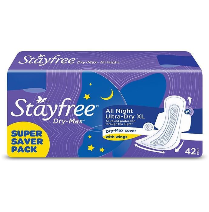 Stayfree Dry-Max All Night Ultra-Dry Pads