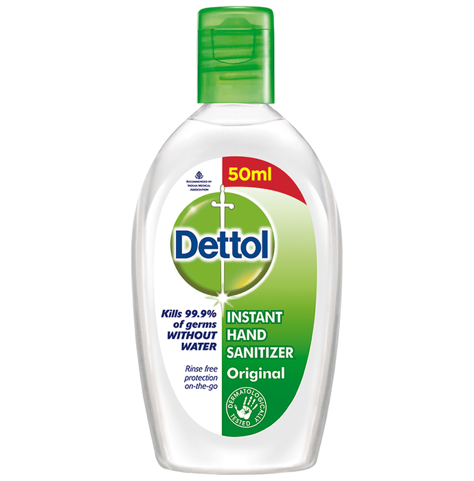 Dettol Instant Hand Sanitizer (50ml Each) Original