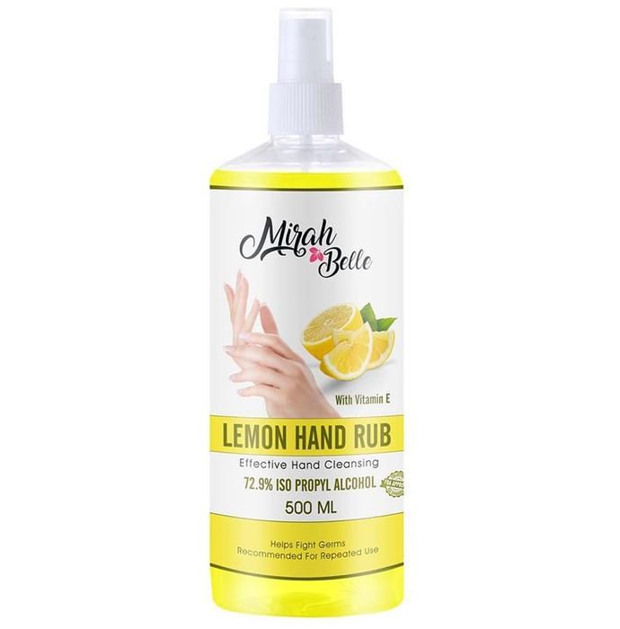 Mirah Belle Hand Rub Spray Sanitizer (500ml Each) Lemon with Vitamin E