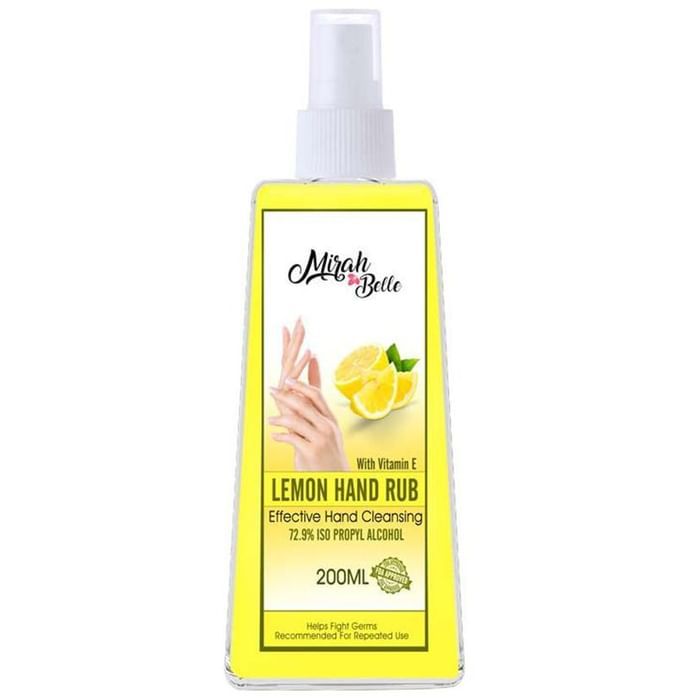 Mirah Belle Hand Rub Spray Sanitizer (200ml Each) Lemon with Vitamin E