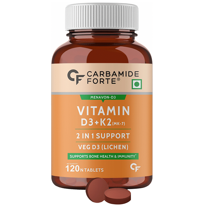 Carbamide Forte Vitamin D3 + Vitamin K2 Tablet