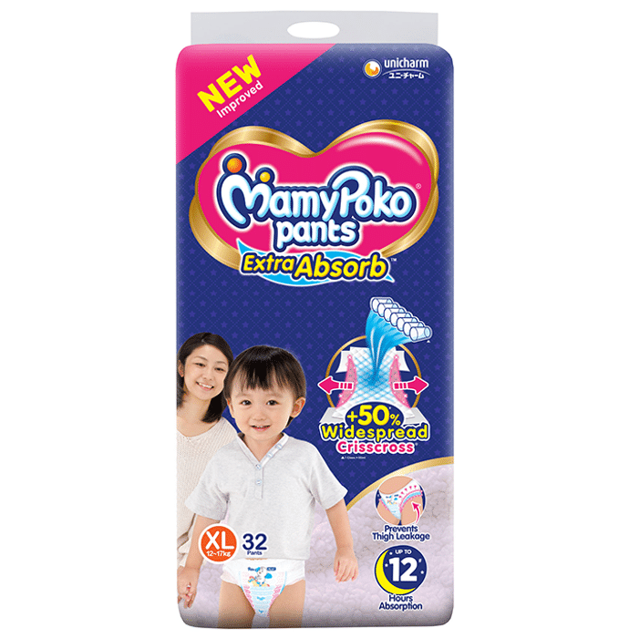 Mamy Poko Extra Absorb Diaper Pants XL