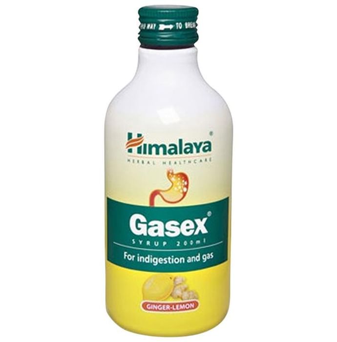 Himalaya Gasex (Ginger Lemon Flavor) Syrup Lemon Ginger – Cumin by Himalaya Drug Company — photo 1 of 2