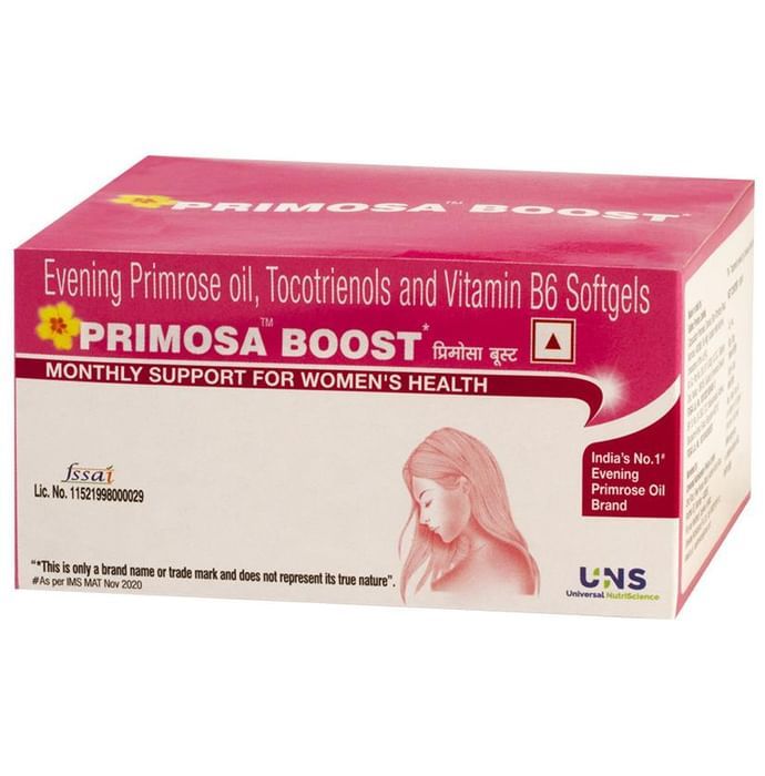 Primosa Boost Softgels – Primroe oil Tocotrienol Vitamin B6 by Universal NutriScience — photo 1 of 2