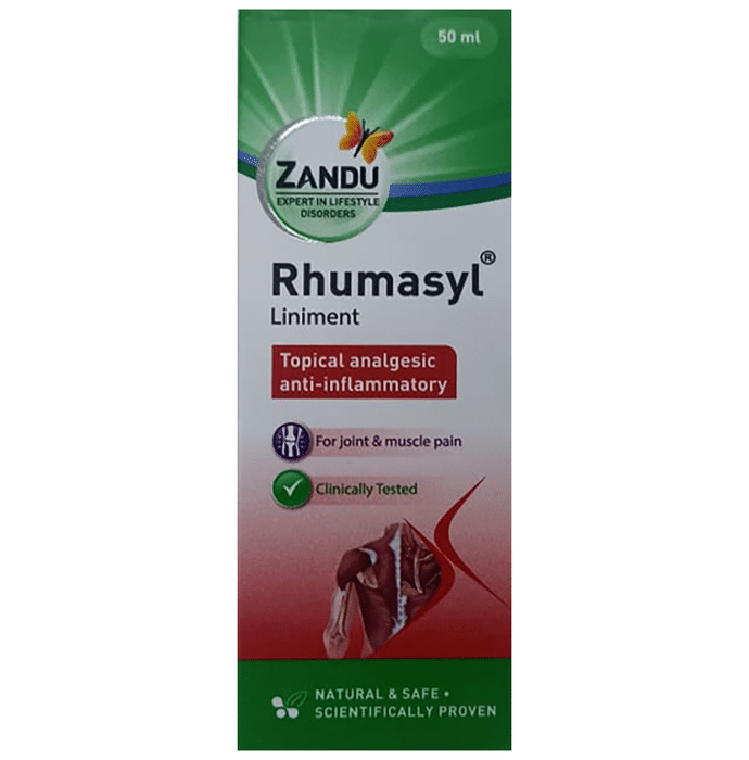 Zandu Rhumasyl Liniment by Zandu Pharmaceutical Works Ltd — photo 1 of 4