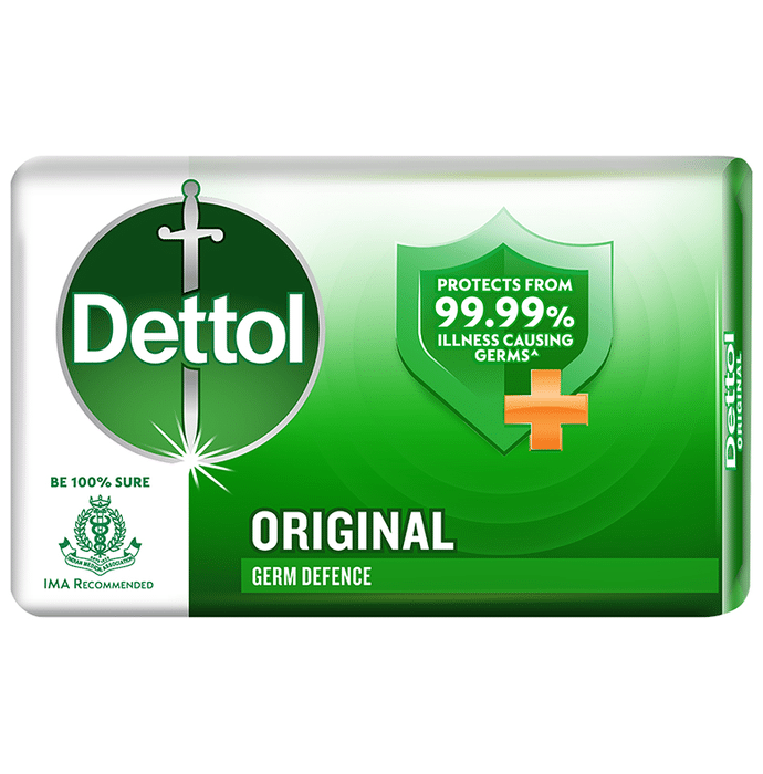 Dettol Original Bathing Soap Bar (125gm Each)