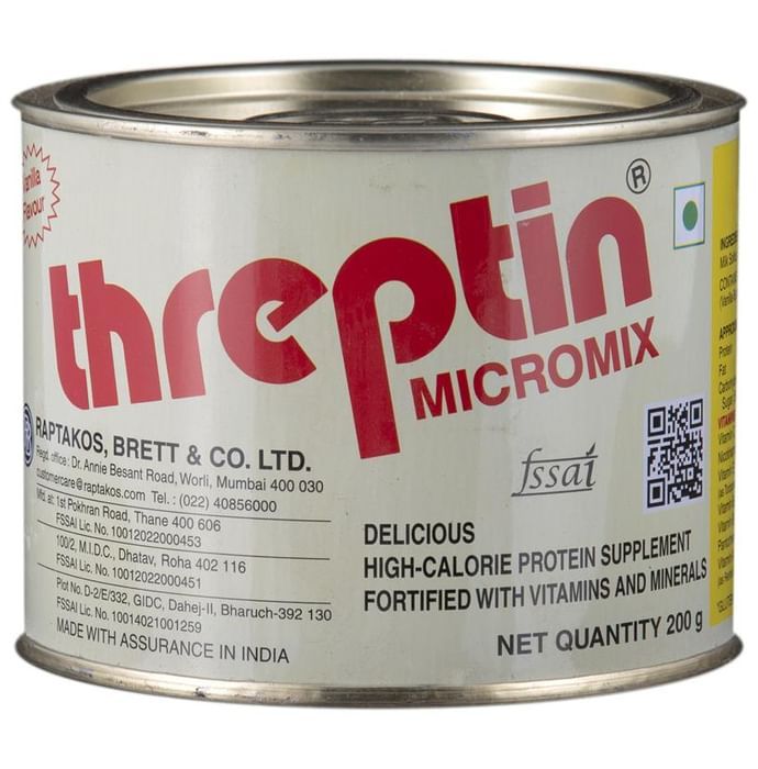 Threptin Micromix High-Calorie Protein Powder Chocolate by Raptakos Brett & Co Ltd — photo 1 of 3