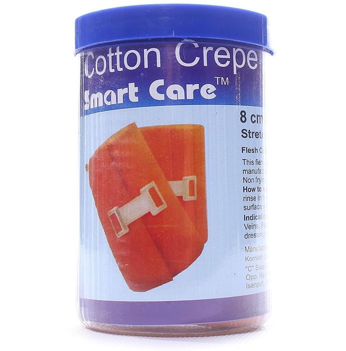 Cotton Crepe Bandage Premium 8cm x 4m by Saify Health Care and Medi Devices India Pvt Ltd