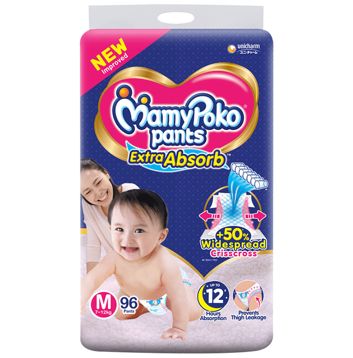 Mamy Poko Extra Absorb Diaper Pants Medium by Unicharm India — photo 1 of 10