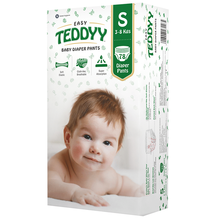 Teddyy Easy Baby Diaper Pants Small by Nobel Hygiene Ltd — photo 1 of 8