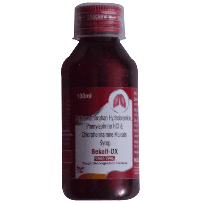 Bekoff-DX Syrup Sugar Free – Phenylephrine (5mg) by Neumorgen Pharmaceuticals Pvt. Ltd. — photo 1 of 3