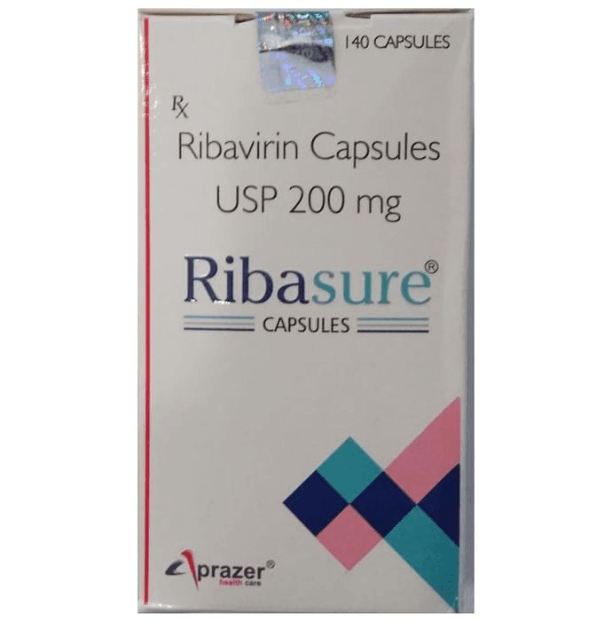 Ribasure Capsule – Ribavirin (200mg) by Aprazer Healthcare Pvt Ltd