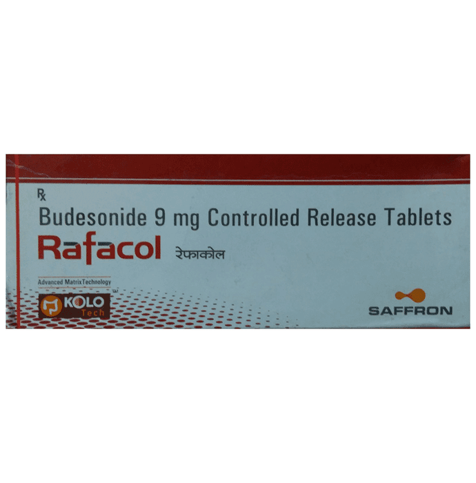 Rafacol Tablet CR – Budesonide (9mg) by Saffron Therapeutics Pvt Ltd — photo 1 of 3