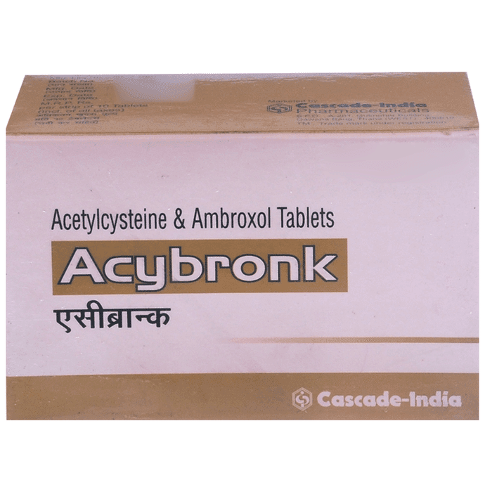 Acybronk Tablet – Acetylcysteine (200mg) by Cascade India Pharmaceuticals — photo 1 of 2