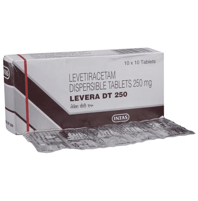Levera DT 250 Tablet – Levetiracetam (250mg) 250 mg by Intas Pharmaceuticals Ltd — photo 1 of 5