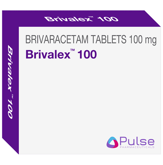 Brivalex 100mg Tablet – Brivaracetam (100mg) 100 mg by Pulse Pharmaceuticals — photo 1 of 2