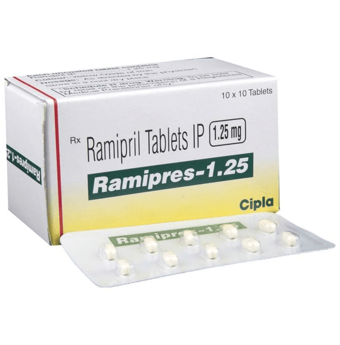 Ramipres 1.25 Tablet – Ramipril (1.25mg) 1.25 mg by Cipla Ltd — photo 1 of 6