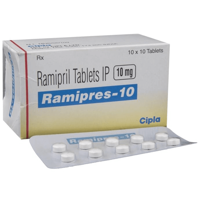 Ramipres 10 Tablet – Ramipril (10mg) 10 mg by Cipla Ltd — photo 1 of 6