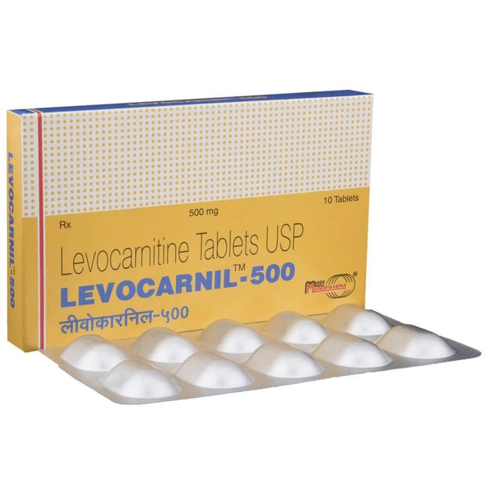 Levocarnil 500 Tablet – 5a0cbd69-e0e8-477d-9bda-3a06bbbcbaa3 by Modi Mundi Pharma Pvt Ltd — photo 1 of 6