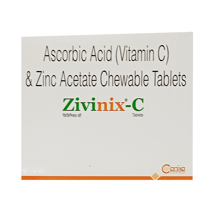 Zivinix-C Chewable Tablet – 7481f78b-d547-4f4b-978c-0c4015534f4f by Canixa Life Sciences Pvt Ltd — photo 1 of 3