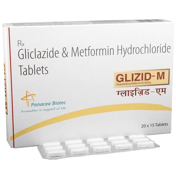 Glizid-M Tablet – Gliclazide (80mg) by Mankind Pharma Ltd — photo 1 of 6