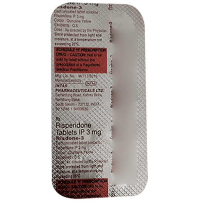 Risdone 3 Tablet – 3a80aa11-ac46-4024-b721-726eb9ad0f14 by Intas Pharmaceuticals Ltd — photo 1 of 2
