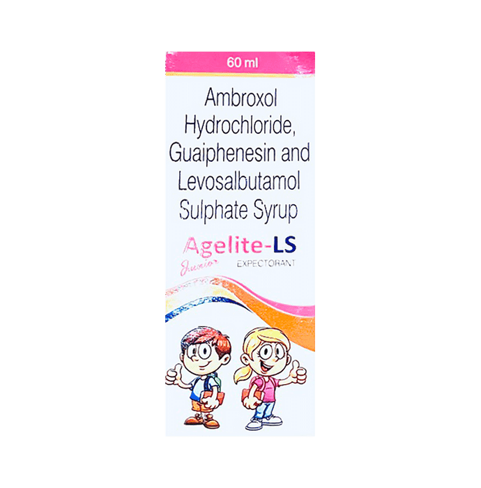 Agelite-LS Junior Expectorant – Levosalbutamol (0.5mg/5ml) by Rekin Pharma Pvt. Ltd. — photo 1 of 2