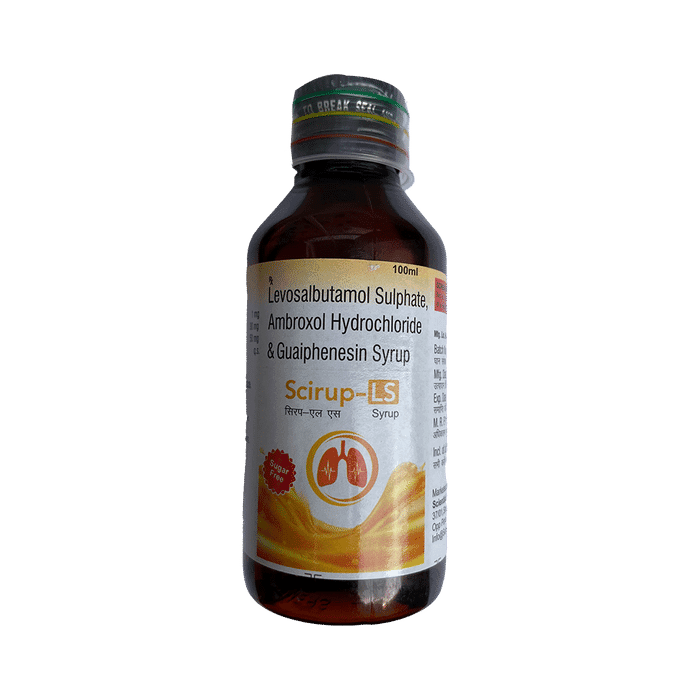 Scirup-LS Syrup Sugar Free – Levosalbutamol (1mg/5ml) by Sciential Pharmaceuticals — photo 1 of 2