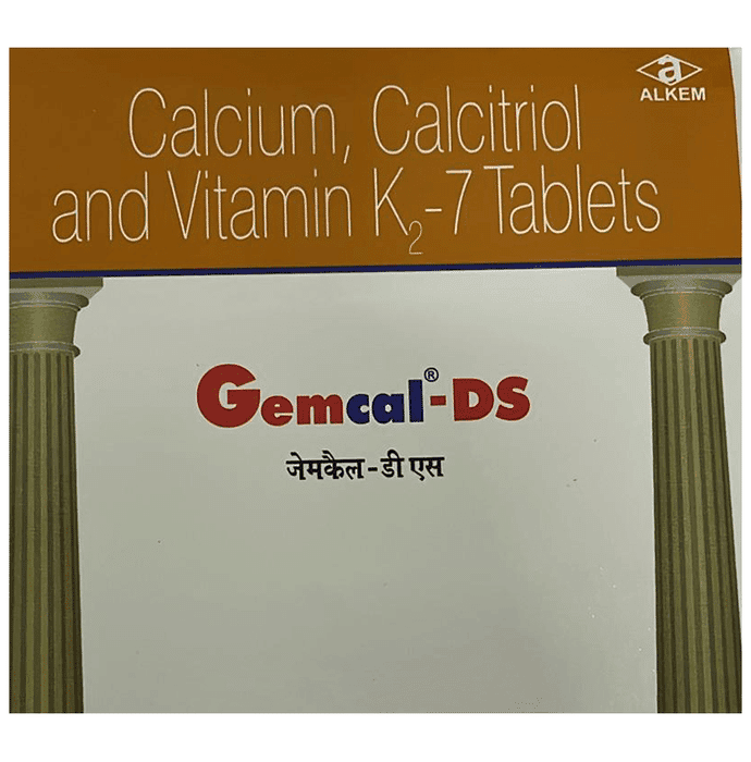 Gemcal-DS Tablet – Calcitriol (0.25mcg) by Alkem Laboratories Ltd — photo 1 of 5