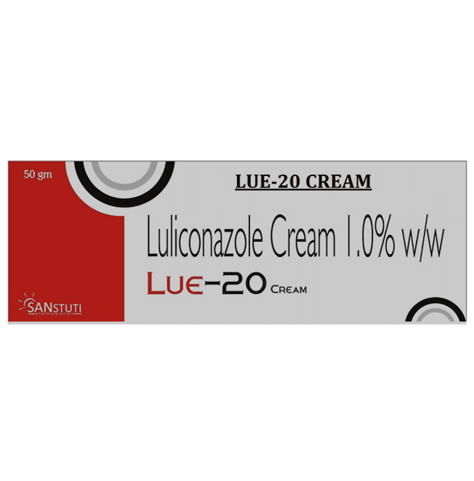 Lue 20 Cream – Luliconazole (1% w/w) 20 mg by Sanstuti Pharmaceuticals Pvt Ltd — photo 1 of 4