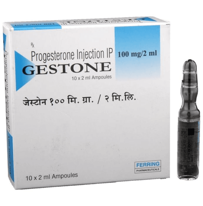 Gestone Injection – Progesterone (100mg) by Ferring Pharmaceuticals — photo 1 of 5