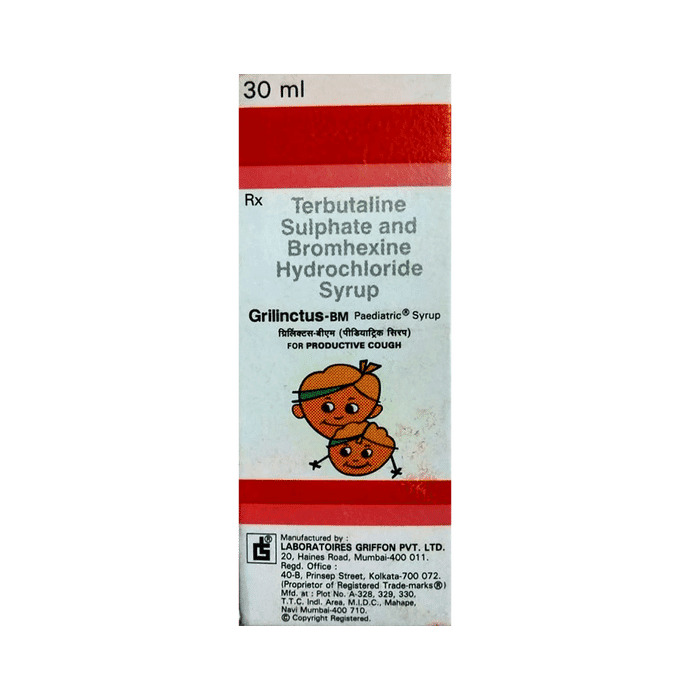 Grilinctus-BM Paediatric Syrup – 44af5076-0b05-4253-b8d5-630addc8de20 by Franco-Indian Pharmaceuticals Pvt Ltd — photo 1 of 3