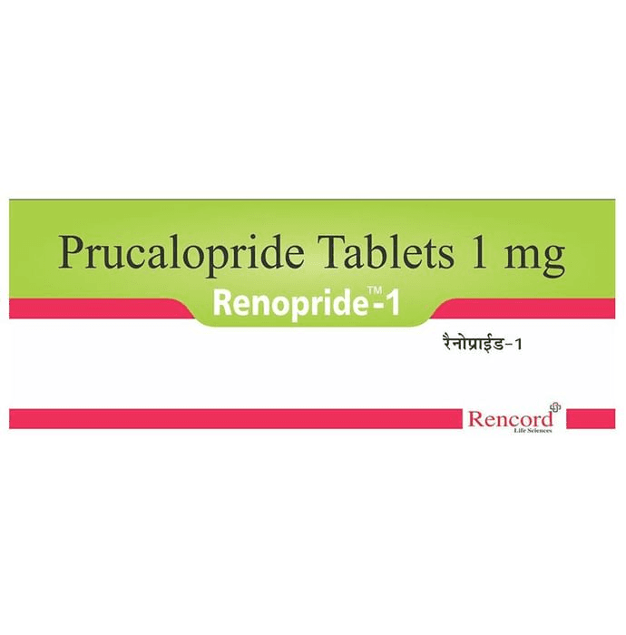 Renopride 1 Tablet – Prucalopride (1mg) 1 mg by Rencord Life Sciences Pvt Ltd