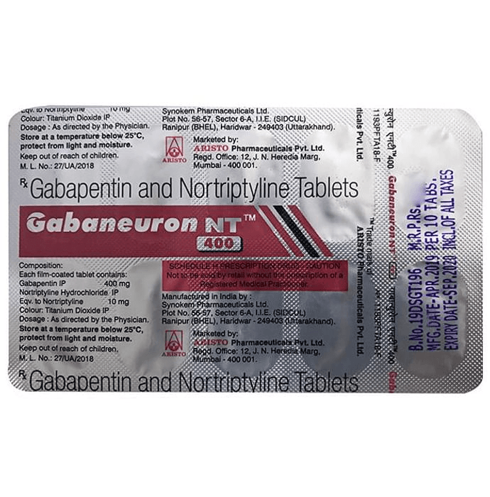 Gabaneuron NT 400 Tablet – aa593ee8-e352-4129-914e-0d0d1ed67f3c by Aristo Pharmaceuticals Pvt Ltd