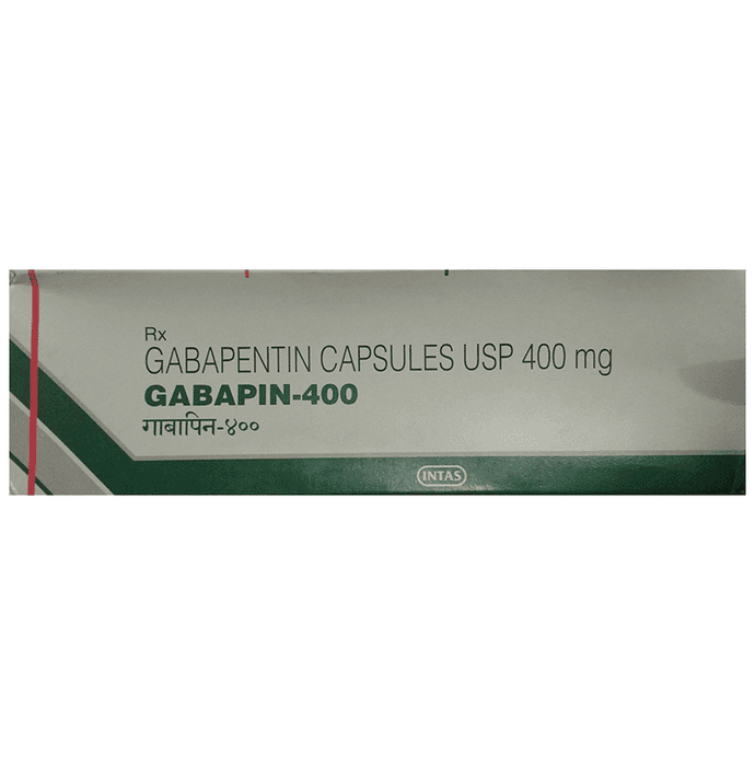 Gabapin 400 Capsule – e06ac695-071e-4105-9dc6-76b241c286fb by Intas Pharmaceuticals Ltd — photo 1 of 5