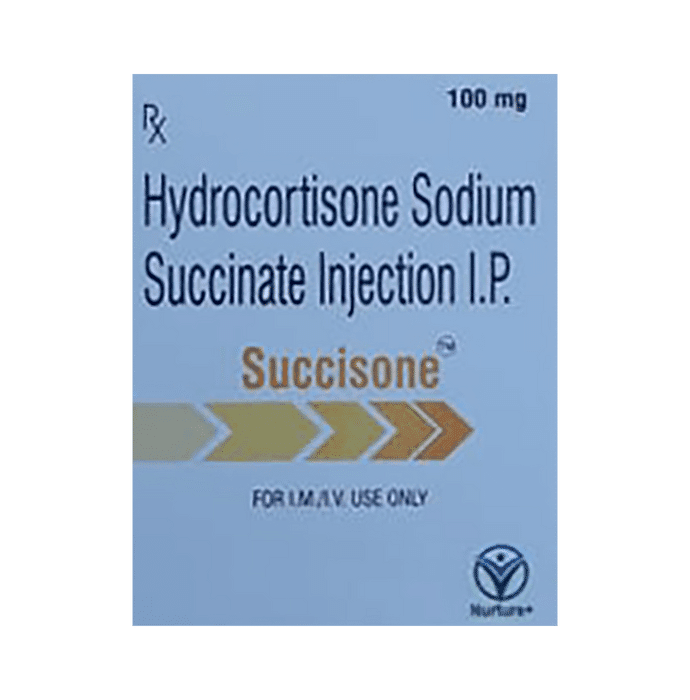 Succisone Injection – Hydrocortisone (100mg) by Nurtureplus Biotech Private Limited — photo 1 of 3