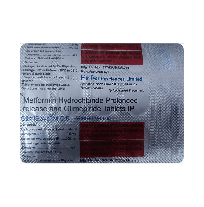 Glimisave M 0.5 Tablet PR