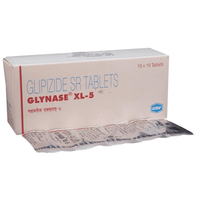 Glynase XL- 5 Tablet – Glipizide (5mg) 5 mg by USV Ltd — photo 1 of 5